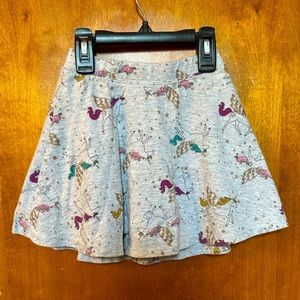 Little Kids Jumping Beans Unicorn Skater Style Skort